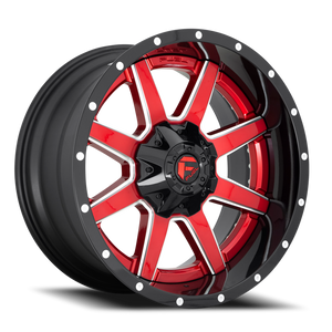 Fuel D250 Maverick Wheel 22x12 8x170 Gloss Red -44mm - MINIMUM PURCHASE OF 4 WHEELS | D25022201747