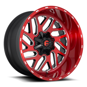 Fuel D691 Triton Wheel 20x10 6x135 & 6x139.7 Candy Red Milled -19mm - FREE T-SHIRT INCLUDED! | D69120009846