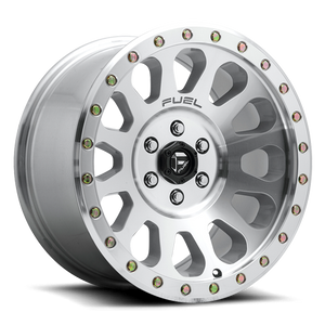 Fuel D647 Vector Wheel 17x8.5 6x139.7 Diamond Cut Machined With Clear Coat With 7mm - FREE T-SHIRT INCLUDED! | D64717858350