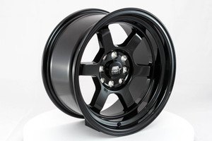 Mst Time Attack Wheels Rims 17x9 5x114.3 Gloss Black 20mm | 01T-7965-20-BLK