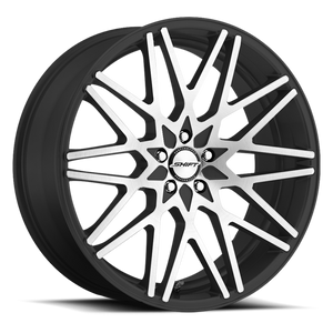 DOORBUSTER PRICING! - Shift H32 Formula Wheel 18x8 5x114.3 & 5x120 Gloss Black Machined 35mm - FREE T-SHIRT INCLUDED! | H32852035GBM