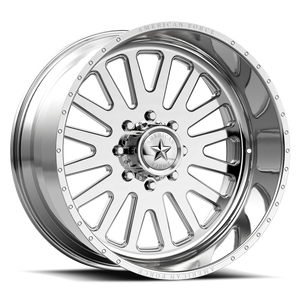 American Force Afw F20 Atom Ss Wheel 24x12 6x139.7 Polished -40mm - MINIMUM PURCHASE OF 4 WHEELS - FREE T-SHIRT INCLUDED! | AFTNF20R78-1-21