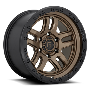Fuel D702 Ammo Wheel 18x9 6x139.7 Matte Bronze With Black Ring 1mm - FREE T-SHIRT INCLUDED! | D70218908450