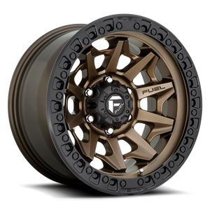 Fuel D696 Covert Wheel 20x9 6x139.7 Matte Bronze With Black Ring 1mm - FREE T-SHIRT INCLUDED! | D69620908450