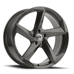 Lux Le 2 Wheel 20x10 5x114.3 Lava Gray 29mm | LUXLE220105114+29B-D
