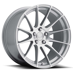 MRR® GF6 Wheels Rims 19x8.5 5x4.5 (5x114.3) Silver Machined 35 | GF0619855xx12S-51435