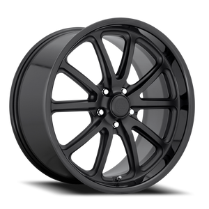 Us Mags U123 Rambler Wheel 20x8 5x127 Black 1mm - FREE T-SHIRT INCLUDED! | U12320807345