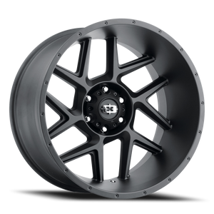 Vision Sliver 360 Wheel 22x12 6x139.7 Satin Black -57mm | 360-22283SB-57