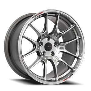 Enkei Gtc02 Wheel 18x10.5 5x114.3 Hyper Silver 45mm - FREE T-SHIRT INCLUDED! | 534-8105-6545HS