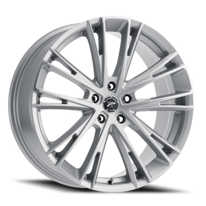 Platinum 458S Prophecy Wheel 17x8 5x120 Gloss Silver w/ Clear Coat 35mm | 458-7812S+35