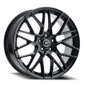 Platinum 459Bk Retribution Wheel 18x8 5x112 Gloss Black 40mm | 459-8844BK+40