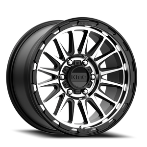 Kmc Km542 Impact Wheel 17x9 6x139.7 Satin Black Machined -12mm - FREE T-SHIRT INCLUDED! | KM54279068512N