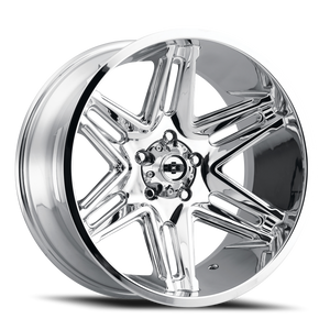Vision Razor 363 Wheel 24x12 8x180 Chrome -51mm - MINIMUM PURCHASE OF 4 WHEELS | 363-24287C-51