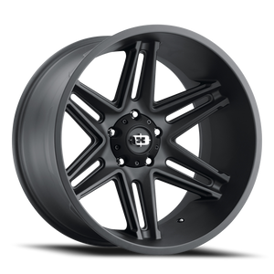 Vision Razor 363 Wheel 22x12 5x139.7 Satin Black -51mm | 363-22285SB-51
