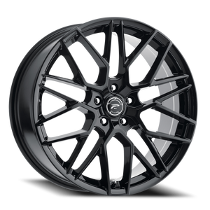 Platinum 459Bk Retribution Wheel 20x8.5 5x112 Gloss Black 35mm | 459-2844BK+35