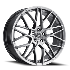Platinum 459G Retribution Wheel 18x8 5x120 Bright Graphite w/Clear Coat 35mm | 459-8812G+35