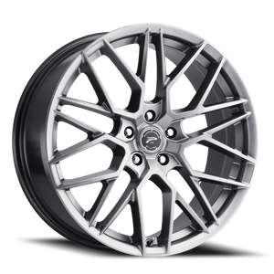 Platinum 459G Retribution Wheel 17x8 5x108 Bright Graphite w/Clear Coat 40mm | 459-7831G+40