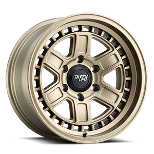 DOORBUSTER PRICING! - Dirty Life Cage Wheel 17x8.5 6x139.7 Matte Gold -6mm | 9308-7883MGD