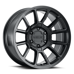 Raceline 950B Gauge Wheels Rims 18x9 6x139.7 Satin Black -12mm | 950B-89060-12