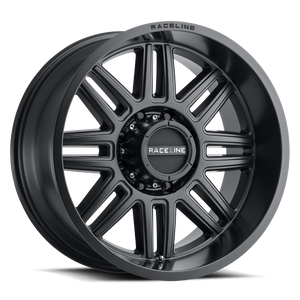 Raceline 948B Split Wheels Rims 17x8.5 6x139.7 Satin Black 0mm | 948B-78560-00