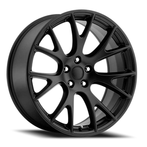 DOORBUSTER PRICING! - Replica1 Rp05 Hellcat Wheel 20x9 5x115 Matte Black 20mm | RP-05209D515+20MB