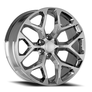DOORBUSTER PRICING! - Replica1 Rp09 Snowflake Wheel 24x10 6x139.7 Chrome 24mm | RP-092410G639+24C