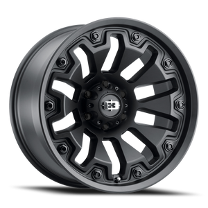 Vision Armor 362 Wheel 20x10 6x139.7 Satin Black -25mm. | 362-20084SBB-25