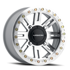 Vision Manx 2 Beadlock 356 Atv Utv Wheel 14x7 4x136 Machined 13mm | 356BL147136ACMFMR44