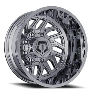 DOORBUSTER PRICING! - Tis 544C Dually Wheel 20x8.25 8x200 Chrome -198mm - FREE T-SHIRT INCLUDED! | 544C-28292RO