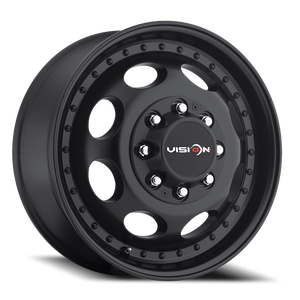 Vision Hauler 181 Dually Wheel 16x6 8x165.1 Matte Black 115mm | 181Z6681MBF