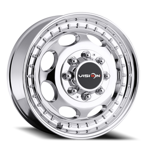 Vision Hauler 181 Dually Wheel - 19.5x6.75 8x210 Chrome 102mm | 181Z9679CF