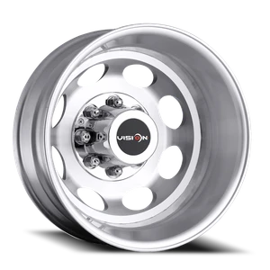 Vision Hauler 181 Dually Wheel - 19.5x6.75 8x165.1 Machined -143mm | 181Z9681MR121NR