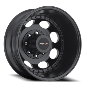 Vision Hauler 181 Dually Wheel 19.5x6.75 8x165.1 Matte Black -143 mm | 181Z9681MBR116