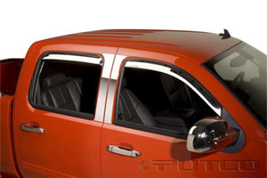Putco®  N/A Element Chrome Window Visor In Channel | 480056 | Free Shipping!