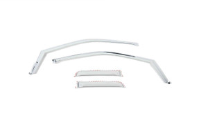 Putco®  N/A Element Chrome Window Visor In Channel | 480067 | Free Shipping!