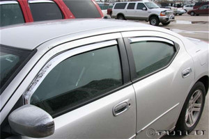 Putco®  N/A Element Chrome Window Visor In Channel | 480126 | Free Shipping!