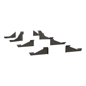 Luverne® Black  O-Mega II 6 in. Wheel To Wheel Oval Steps | 584078-570237 | Free Shipping!