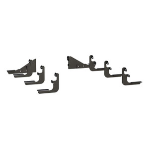 Luverne® Black  O-Mega II 6 in. Wheel To Wheel Oval Steps | 584078-571529 | Free Shipping!