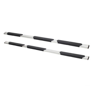 Westin R5 Modular Wheel to Wheel Nerf Step Bars. 5 in. Stainless Steel. Incl. Hardware. No Drilling Required. For Double Cab. | BCTC 28-534180