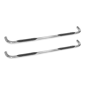 Westin E-Series 3 Round Nerf Step Bars. Stainless Steel. | BCTC 23-4130