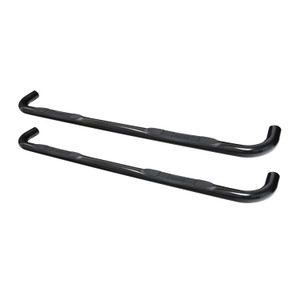 Westin E-Series 3 Round Nerf Step Bars. Black. | BCTC 23-4135
