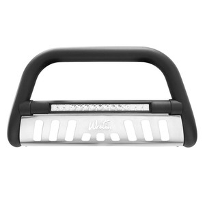 Westin Ultimate LED Bull Bar. Textured Black. Diameter 3.5in.. Power Output 45W. Beam Type Combo. 15 x 3w Osram. Face Size 20.5in.. Amp Draw 12v 2.80. Raw Lumens 4050. | BCTC 32-3955L