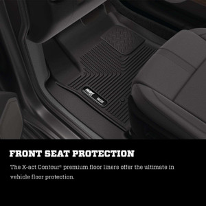 Husky Liners® Black Front X-act Contour Floor Liner | 54531 | Free Shipping!