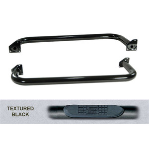 Rugged Ridge® Black  Side Tube Step | 11591.03 | Free Shipping!