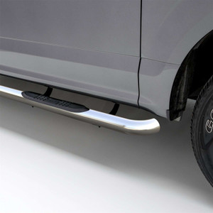 Aries® Stainless  Aries 3 in. Round Side Bars | 204031-2 | Free Shipping!