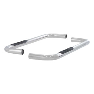 Aries® Stainless  Aries 3 in. Round Side Bars | 204040-2 | Free Shipping!