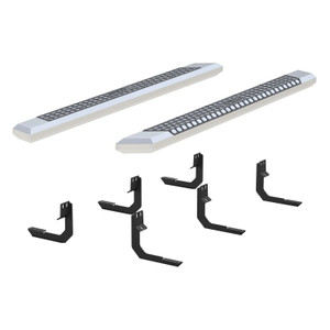 Aries® Chrome  AdvantEDGE Side Bars w/Mounting Brackets | 2555045 | Free Shipping!