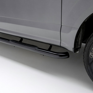 Aries 3" Round Black Steel Side Bars, Select Chevrolet, GMC Blazer K5 | BBDR 204044