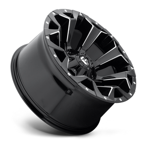 Fuel D546 Assault Wheel 17x8.5 6x120 Matte Black Milled 14mm - FREE T-SHIRT INCLUDED! | D54617859452