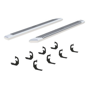 Aries® Chrome  AdvantEDGE Side Bars w/Mounting Brackets | 2555047 | Free Shipping!
